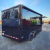 8.5' X 16' Black Food Event Catering Concession Trailer - Image 16