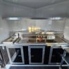 8.5' X 16' Black Food Event Catering Concession Trailer - Image 28