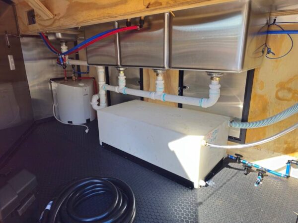 8.5' X 12' Cobalt Blue Concession Trailer Food Event Catering - Image 4