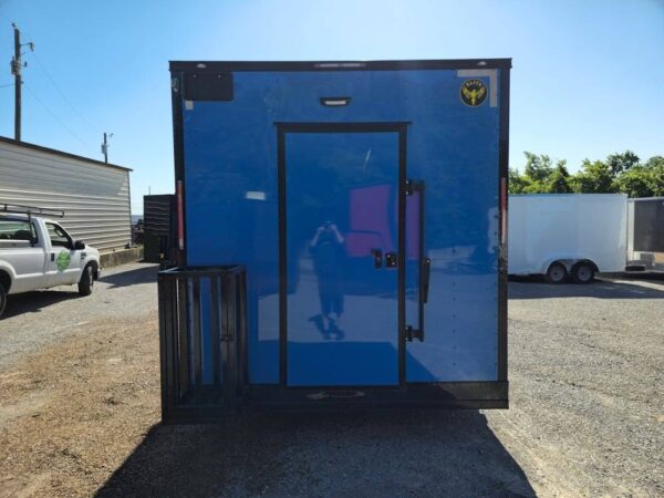 8.5' X 12' Cobalt Blue Concession Trailer Food Event Catering - Image 10