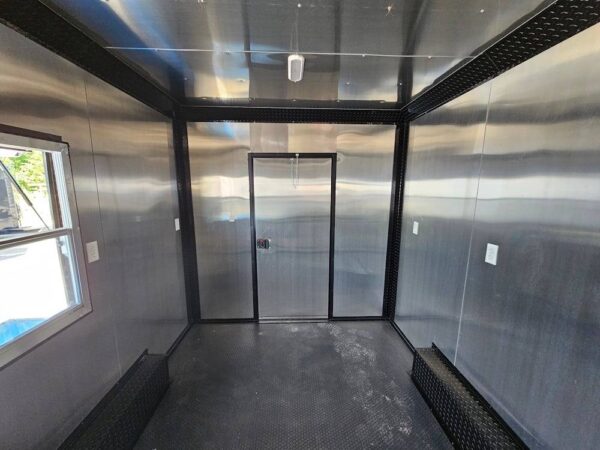 8.5' X 12' Cobalt Blue Concession Trailer Food Event Catering - Image 21