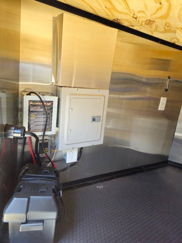 8.5' X 12' Cobalt Blue Concession Trailer Food Event Catering - Image 3