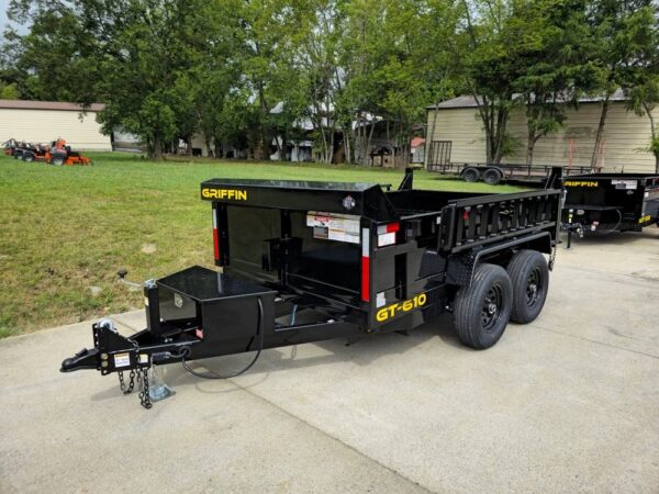 6' X 10' Hydraulic Dump Trailer With Loading Ramps GVWR 9990 - Image 4