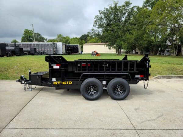 6' X 10' Hydraulic Dump Trailer With Loading Ramps GVWR 9990 - Image 5