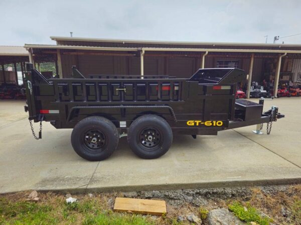 6' X 10' Hydraulic Dump Trailer With Loading Ramps GVWR 9990 - Image 9