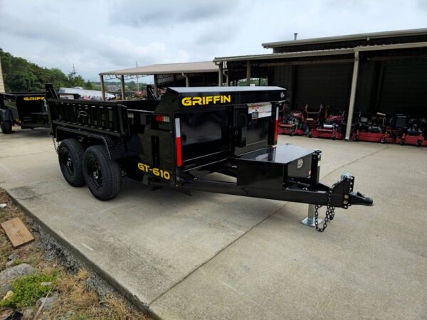 6' X 10' Hydraulic Dump Trailer With Loading Ramps GVWR 9990 - Image 10
