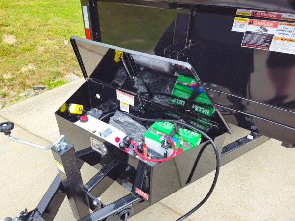 6' X 10' Hydraulic Dump Trailer With Loading Ramps GVWR 9990 - Image 11