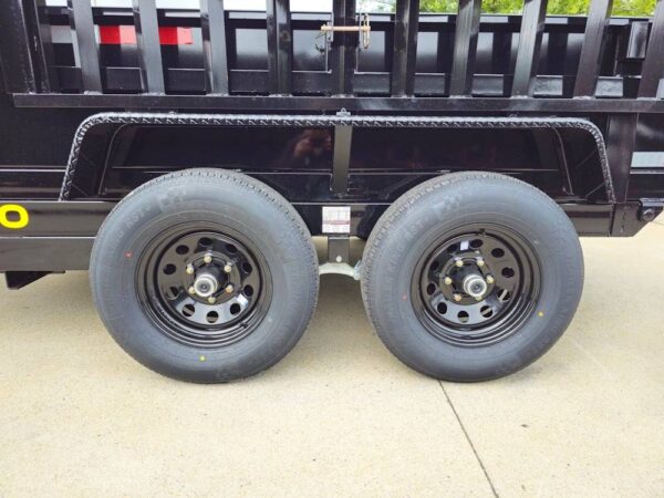 6' X 10' Hydraulic Dump Trailer With Loading Ramps GVWR 9990 - Image 17