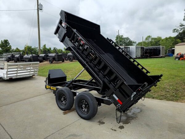 6' X 10' Hydraulic Dump Trailer With Loading Ramps GVWR 9990 - Image 22