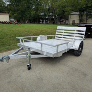 6.4' x 10' All Aluminum Utility Trailer 3500 lb Axle