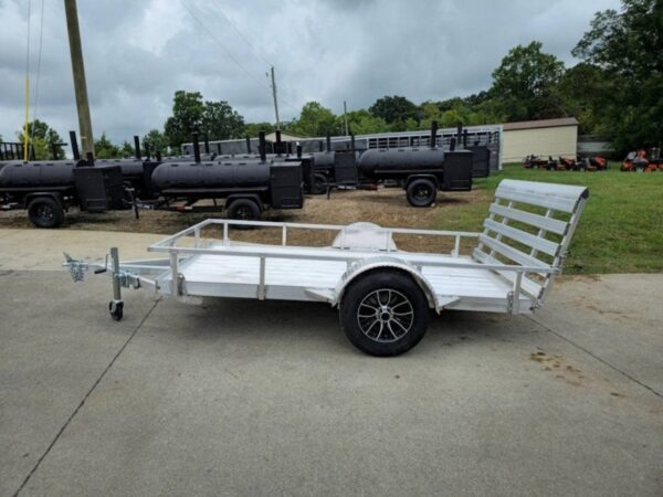 5' x 10' Aluminum Utility Trailer W Gate and Mag Wheels 3500lb Axle - Image 2