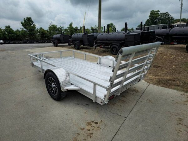5' x 10' Aluminum Utility Trailer W Gate and Mag Wheels 3500lb Axle - Image 7