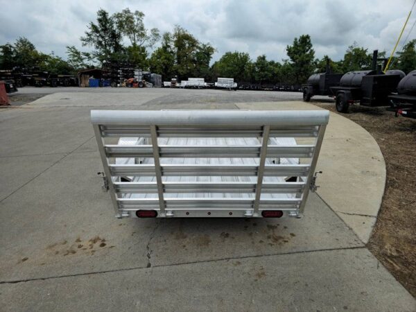 5' x 10' Aluminum Utility Trailer W Gate and Mag Wheels 3500lb Axle - Image 8