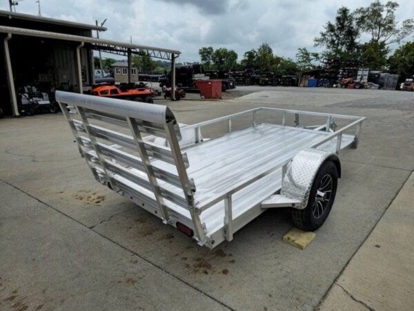 5' x 10' Aluminum Utility Trailer W Gate and Mag Wheels 3500lb Axle - Image 9