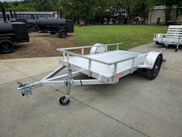 5' x 10' Aluminum Utility Trailer W Gate and Mag Wheels 3500lb Axle - Image 4