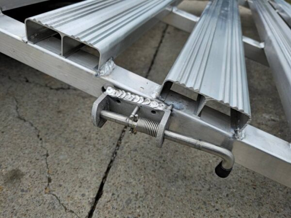 5' x 10' Aluminum Utility Trailer W Gate and Mag Wheels 3500lb Axle - Image 14