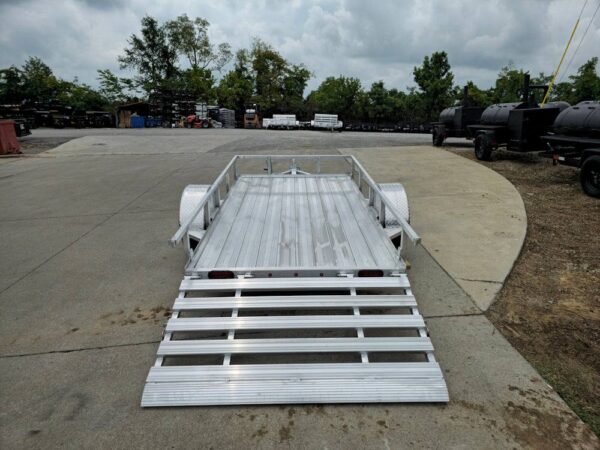 5' x 10' Aluminum Utility Trailer W Gate and Mag Wheels 3500lb Axle - Image 15