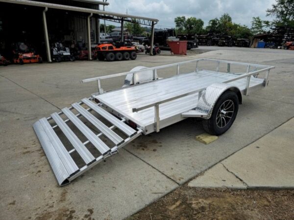 5' x 10' Aluminum Utility Trailer W Gate and Mag Wheels 3500lb Axle - Image 16