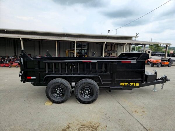7x12 Hydraulic Dump Trailer with 2ft Sides (2) 6K Axles 12k GVWR - Image 8