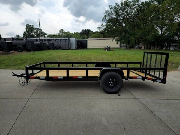 5x14 Dovetail Utility Trailer 3,500lb Axle - Image 4