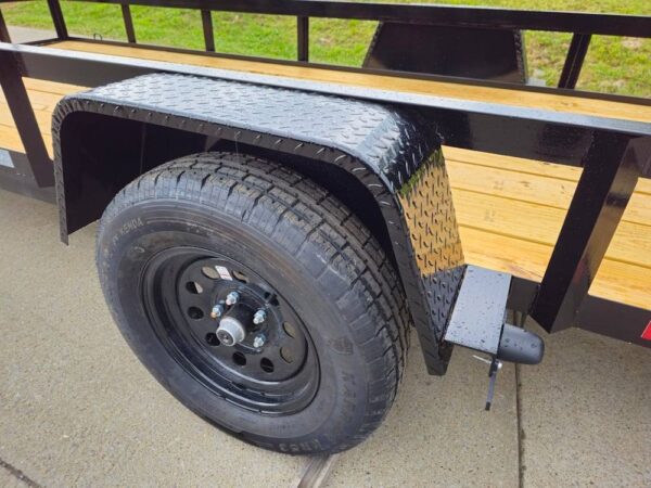5x14 Dovetail Utility Trailer 3,500lb Axle - Image 6
