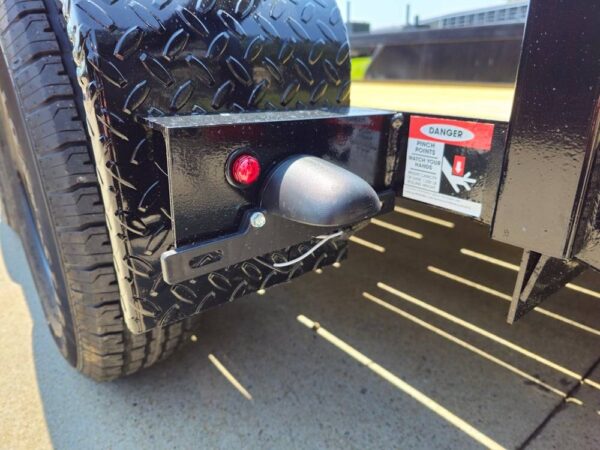 6'4" x 14 Utility Trailer Powder Coated Dovetail (2) 3500 Axles 7k GVWR - Image 6