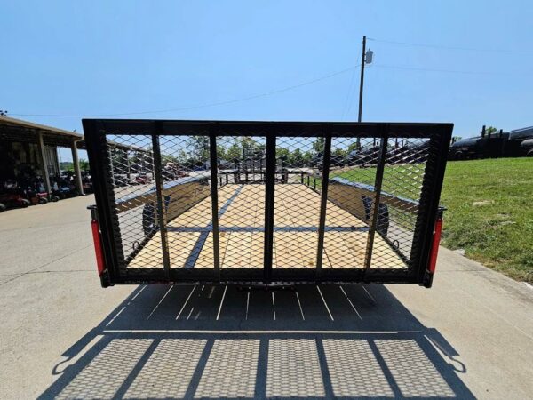 6'4" x 14 Utility Trailer Powder Coated Dovetail (2) 3500 Axles 7k GVWR - Image 8