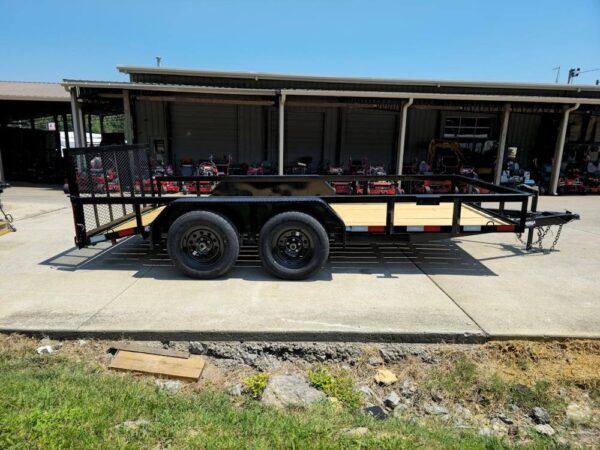6'4" x 14 Utility Trailer Powder Coated Dovetail (2) 3500 Axles 7k GVWR - Image 10