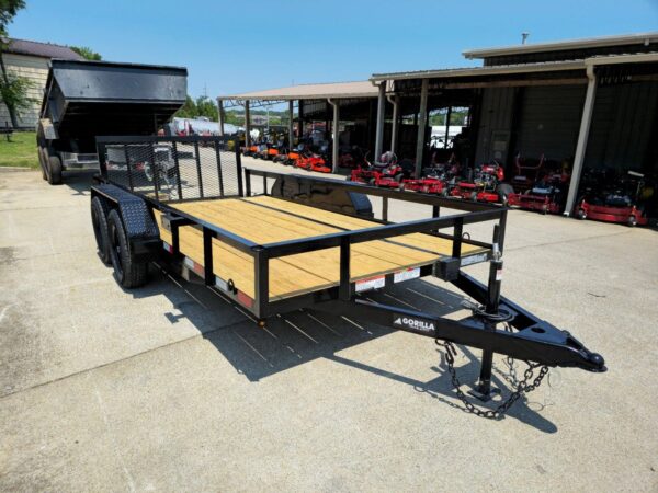 6'4" x 14 Utility Trailer Powder Coated Dovetail (2) 3500 Axles 7k GVWR - Image 12