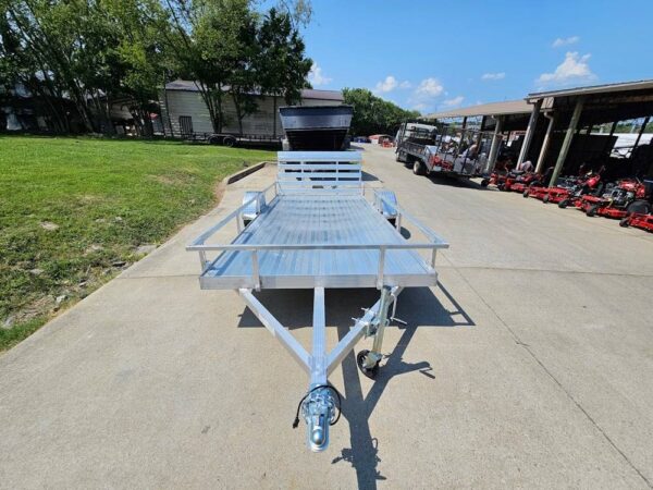 6.4x14 Straight Deck Aluminum Utility Trailer with 3500lb Axle - Image 2