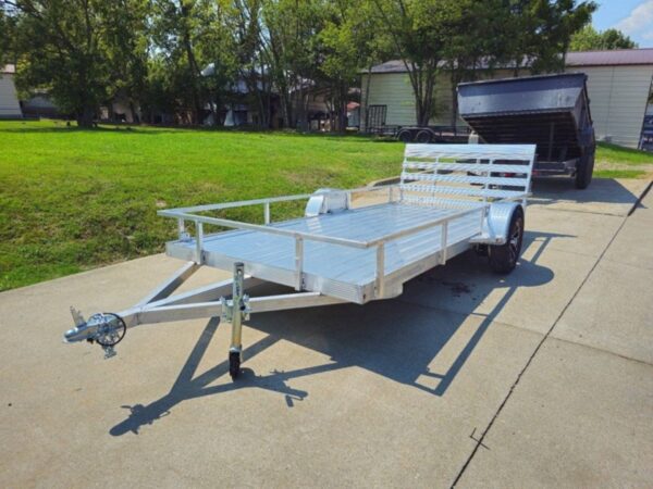 6.4x14 Straight Deck Aluminum Utility Trailer with 3500lb Axle - Image 3
