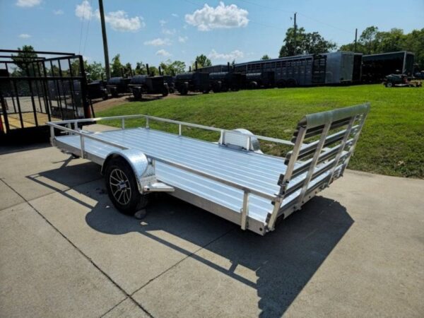 6.4x14 Straight Deck Aluminum Utility Trailer with 3500lb Axle - Image 5