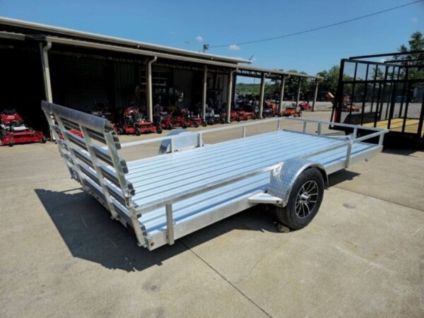 6.4x14 Straight Deck Aluminum Utility Trailer with 3500lb Axle - Image 7