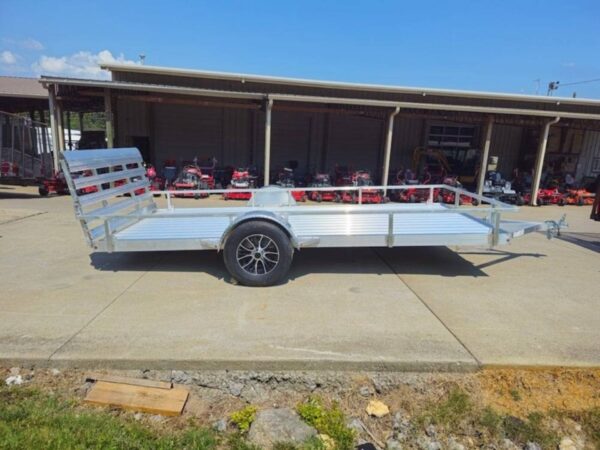 6.4x14 Straight Deck Aluminum Utility Trailer with 3500lb Axle - Image 8
