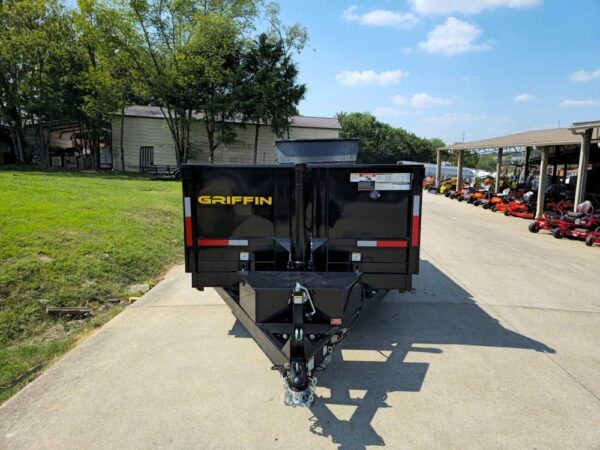 7x14 Telescopic Dump Trailer with 2ft Sides (2) 7K Axles - Image 2