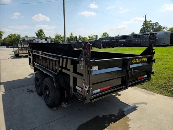7x14 Telescopic Dump Trailer with 2ft Sides (2) 7K Axles - Image 6