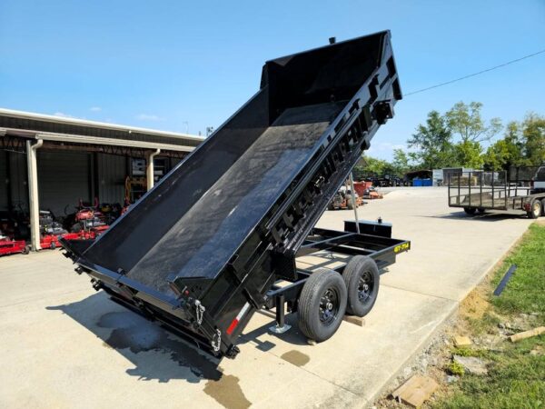 7x14 Telescopic Dump Trailer with 2ft Sides (2) 7K Axles - Image 20