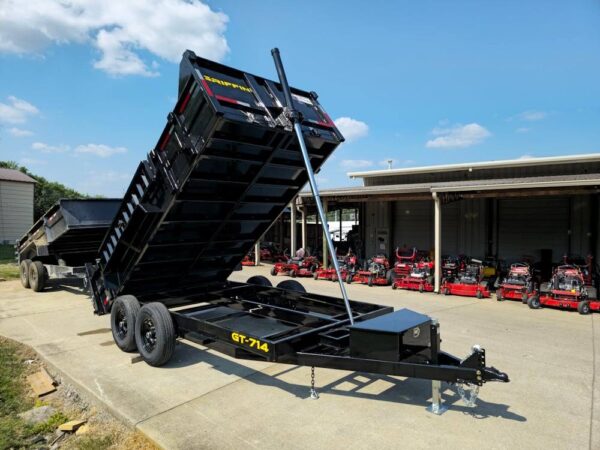 7x14 Telescopic Dump Trailer with 2ft Sides (2) 7K Axles - Image 22