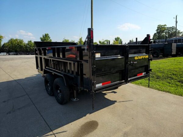7x14 Telescopic Dump Trailer with 3ft Sides (2) 7K Axles - Image 5
