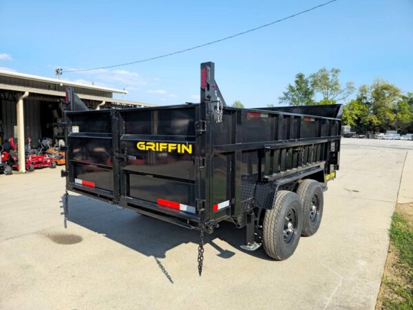 7x14 Telescopic Dump Trailer with 3ft Sides (2) 7K Axles - Image 7
