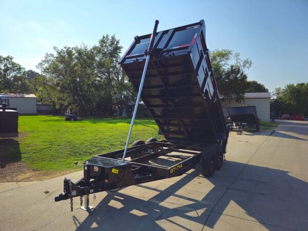7x14 Telescopic Dump Trailer with 3ft Sides (2) 7K Axles - Image 13