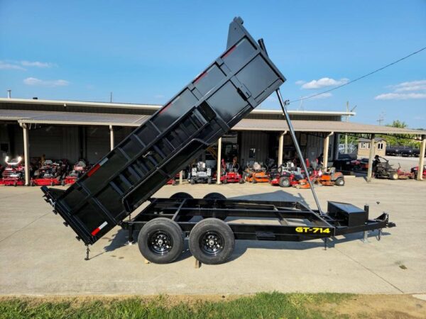 7x14 Telescopic Dump Trailer with 3ft Sides (2) 7K Axles - Image 18