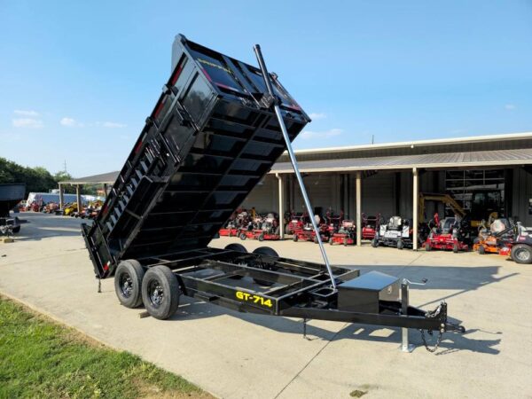 7x14 Telescopic Dump Trailer with 3ft Sides (2) 7K Axles - Image 19