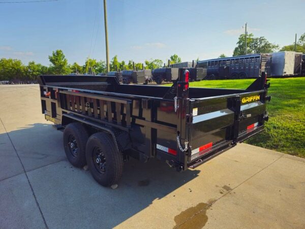 Dump Trailer 7' X 14' Hydraulic 2ft Sides 7,000lb Axles - Image 5