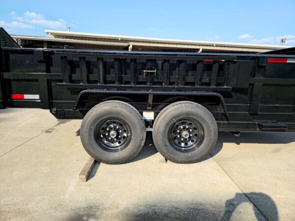 Dump Trailer 7' X 14' Hydraulic 2ft Sides 7,000lb Axles - Image 8