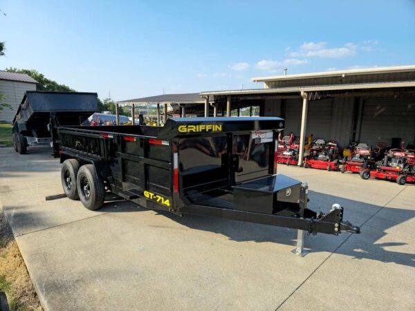 Dump Trailer 7' X 14' Hydraulic 2ft Sides 7,000lb Axles - Image 10