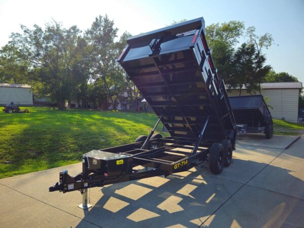 Dump Trailer 7' X 14' Hydraulic 2ft Sides 7,000lb Axles - Image 16