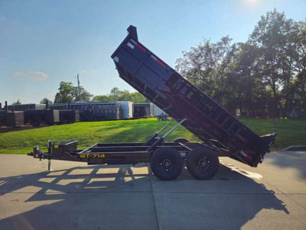 Dump Trailer 7' X 14' Hydraulic 2ft Sides 7,000lb Axles - Image 17