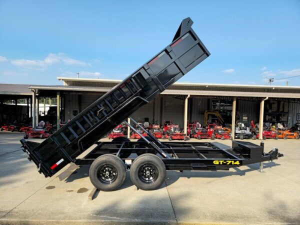 Dump Trailer 7' X 14' Hydraulic 2ft Sides 7,000lb Axles - Image 21