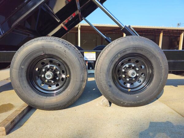 Dump Trailer 7' X 14' Hydraulic 2ft Sides 7,000lb Axles - Image 23